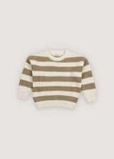 Lantana Jumper Camel Sand Stripes