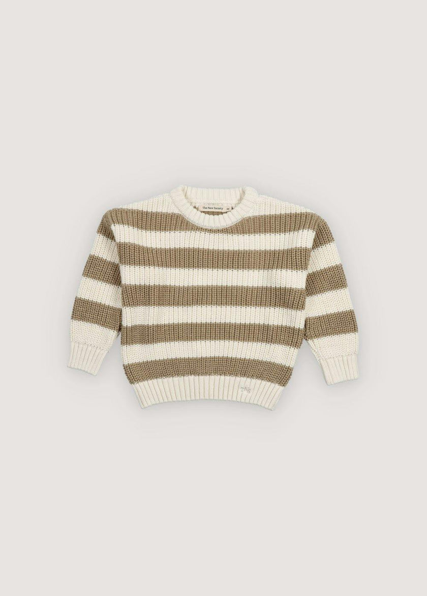Lantana Jumper Camel Sand Stripes