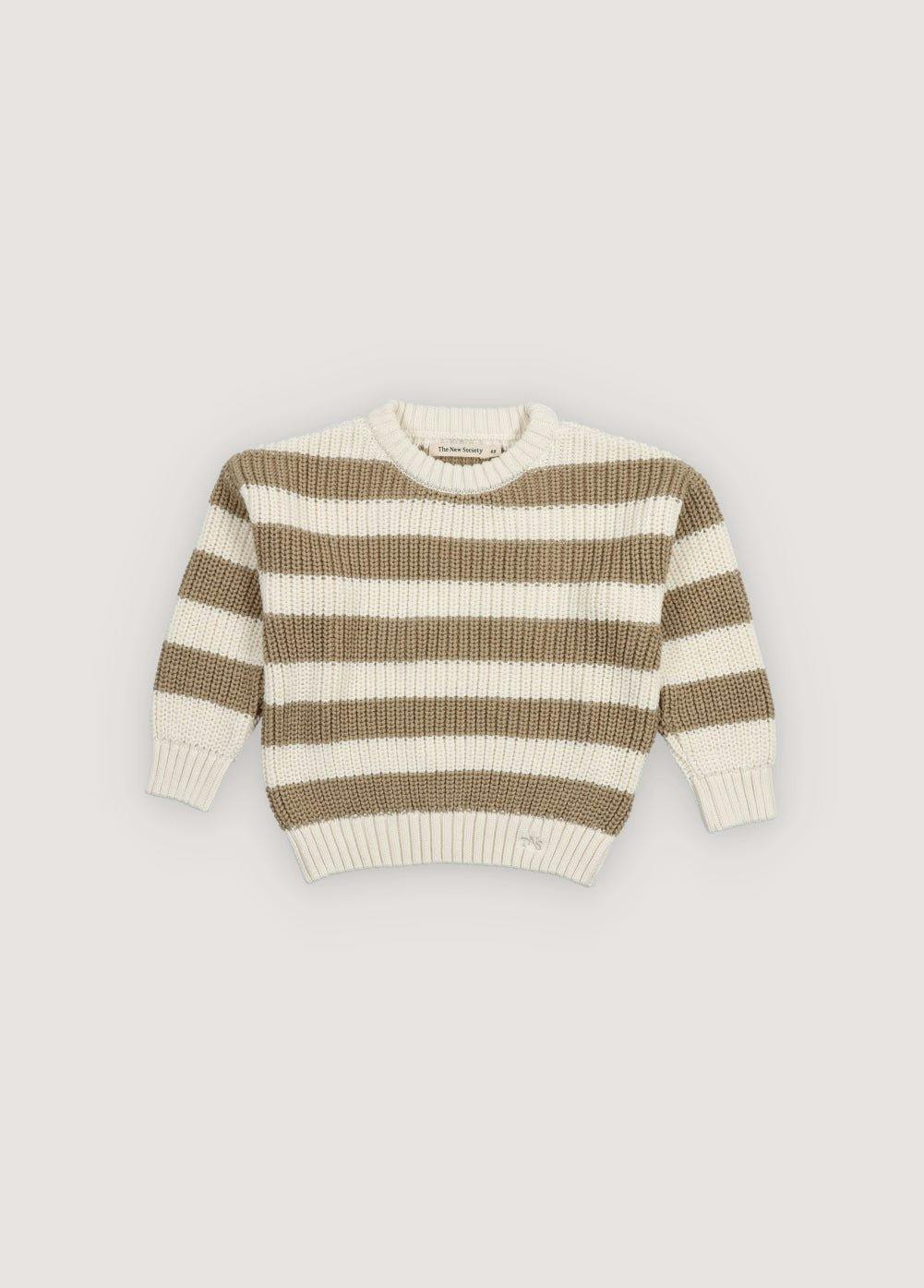 Lantana Jumper Camel Sand Stripes
