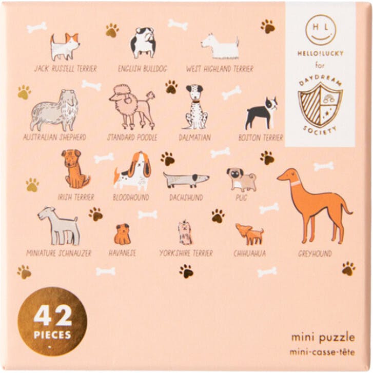 Puppy Dog Breeds Mini Puzzle