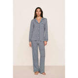 Gisele Printed TENCEL™ Modal Long PJ Set, Blue