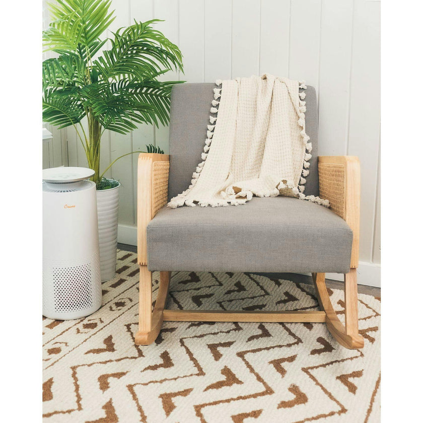 Birch Waffle Knit Blanket