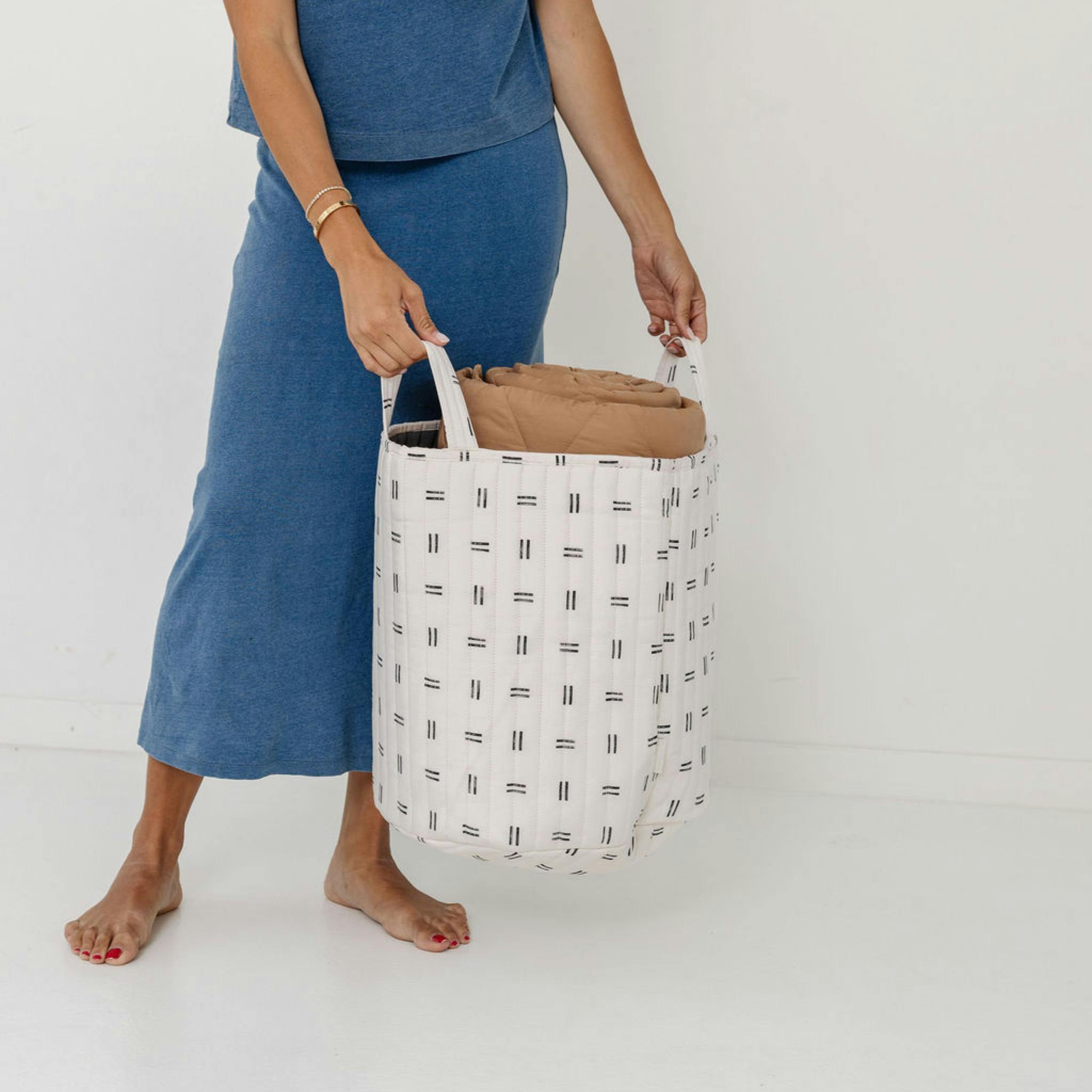 Mudcloth Storage Basket