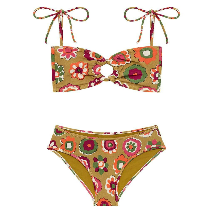 Mini Tori Bandeau x Lulu Bikini Set