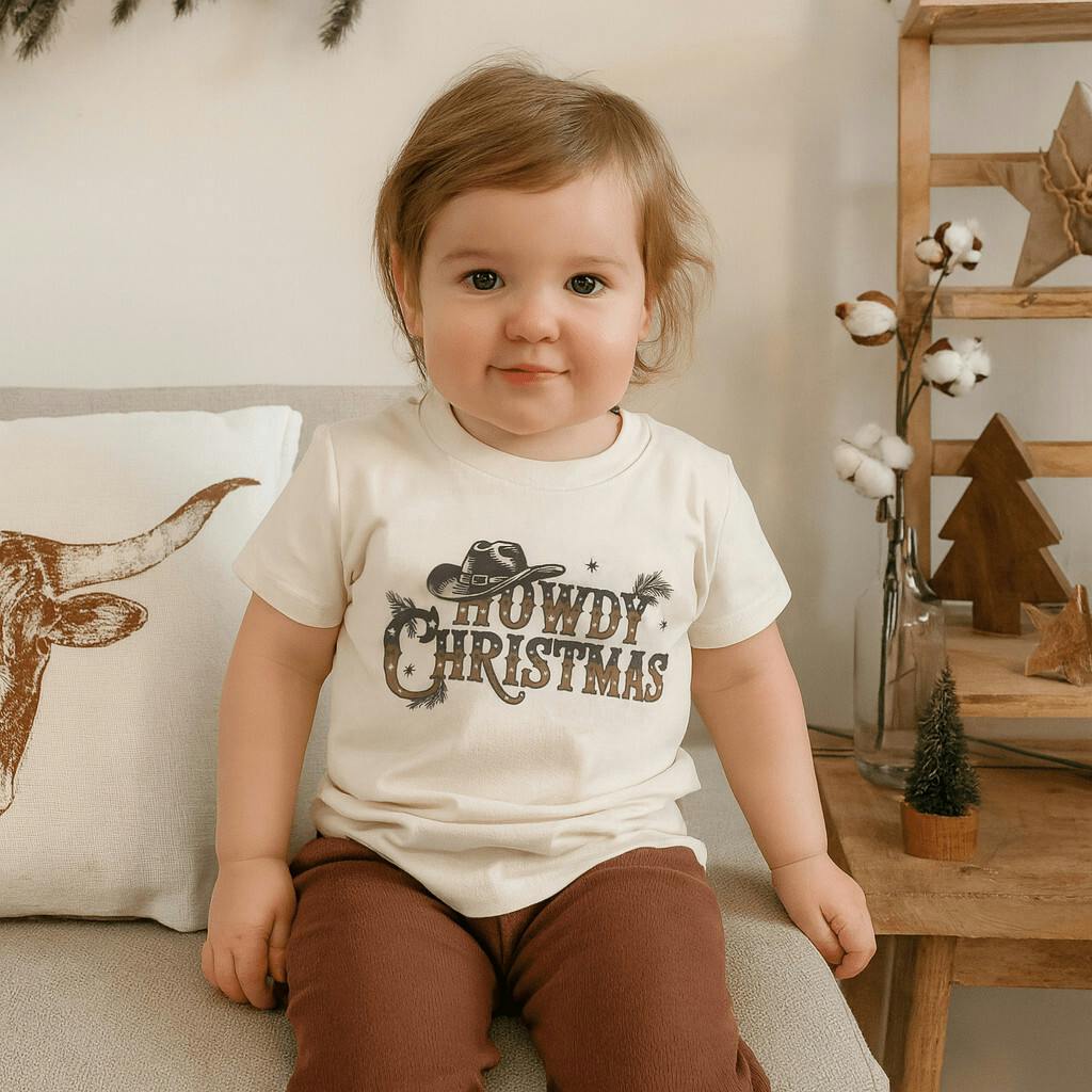 graphic tee | howdy christmas