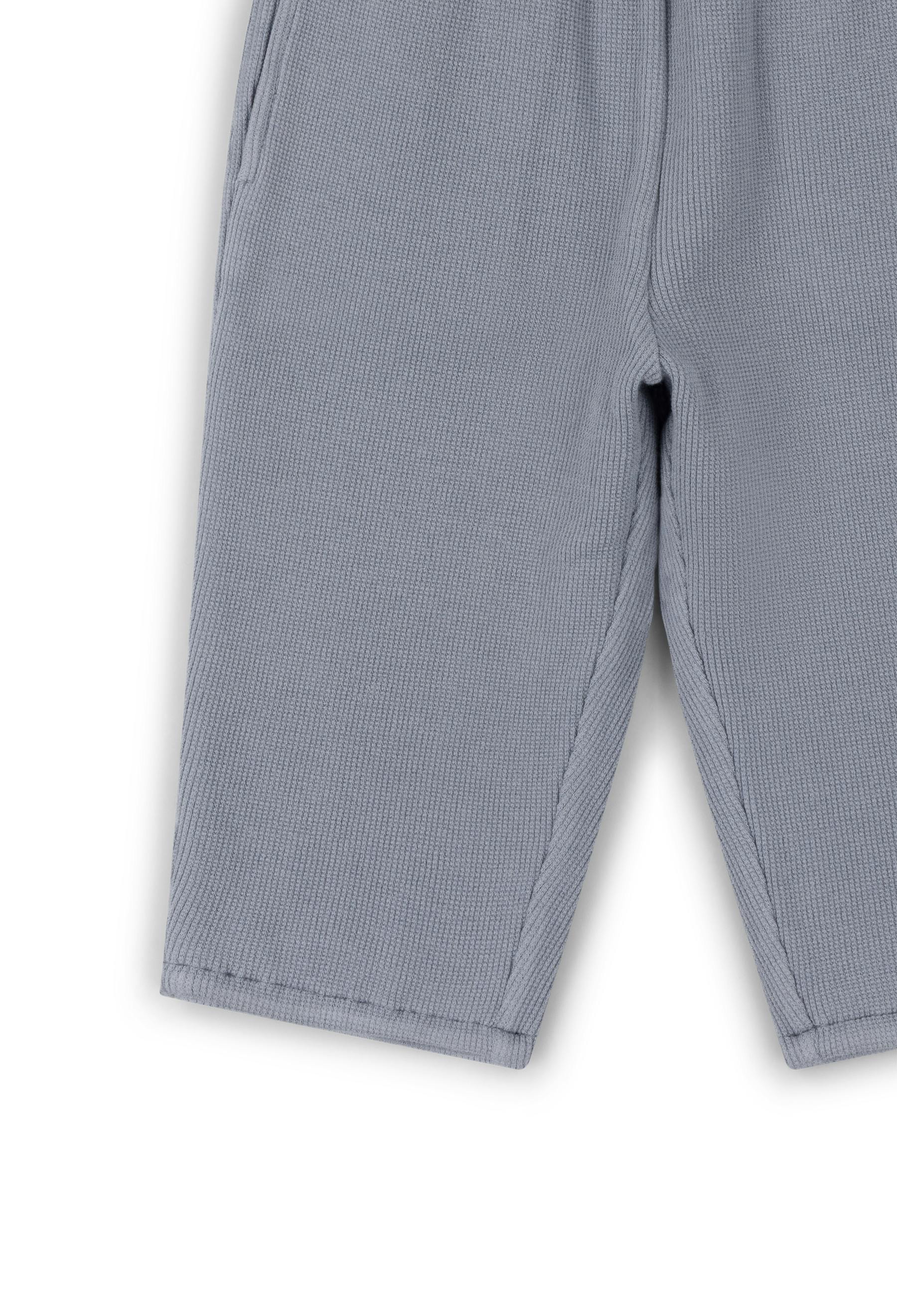 Corn Blue Waffle Comfy Trousers, Blue