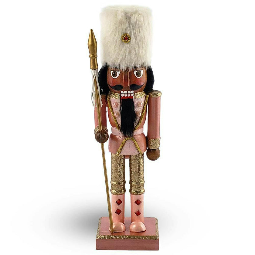 African American Christmas Nutcracker Rose Gold