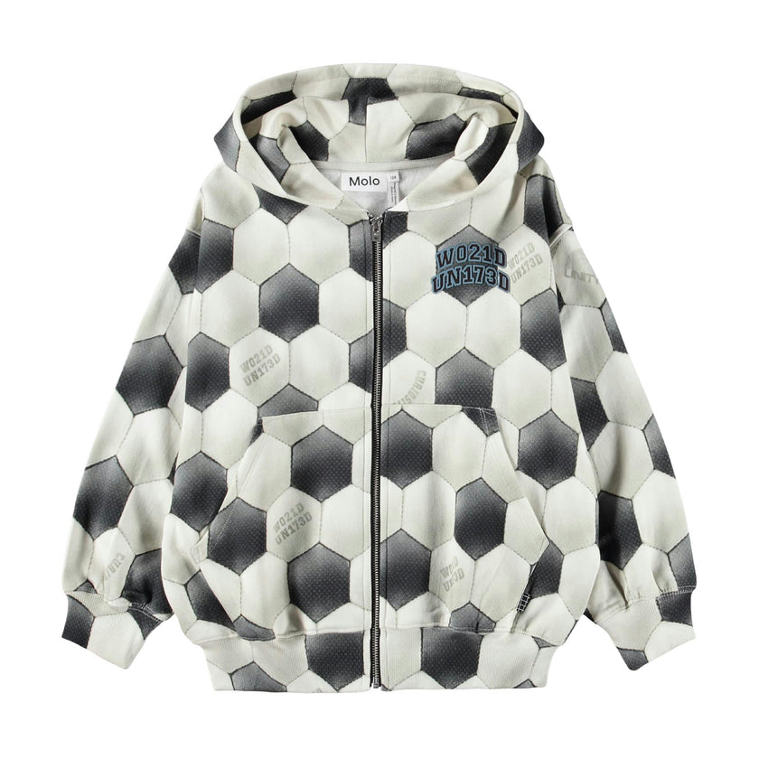 Gray Mazz Football Moon Hoodie