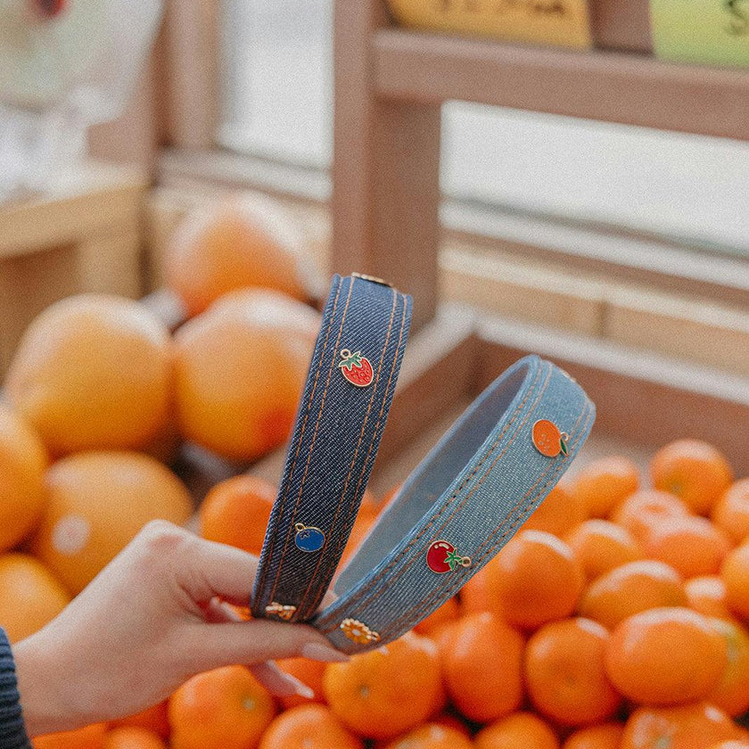 DENIM CHARMED FARMERS MARKET HEADBAND