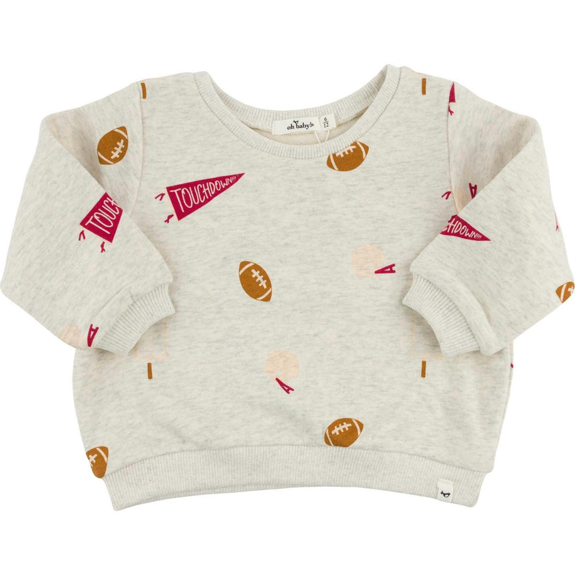 Football Print Brooklyn Boxy