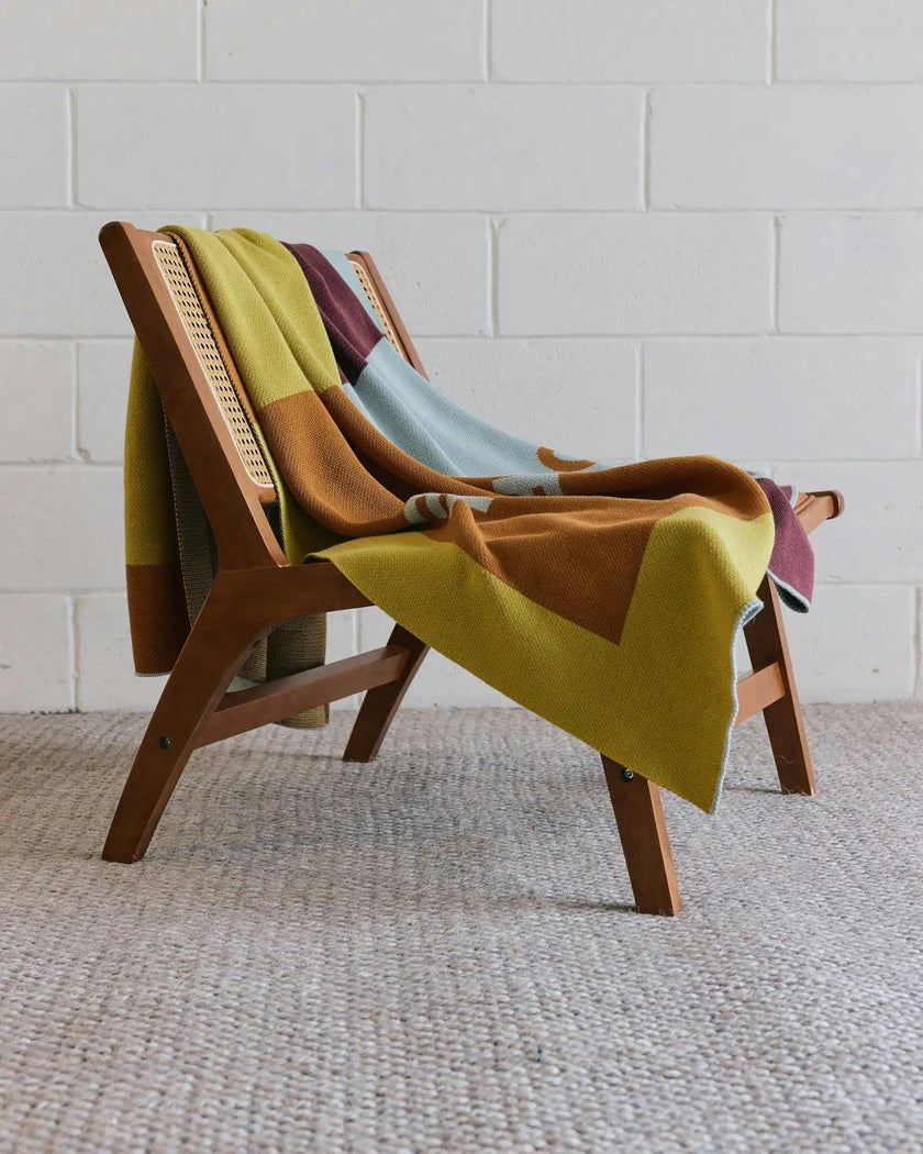 Cool People Live Here Knit Blanket