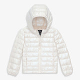 Kids metallic lightweight puffer jacket