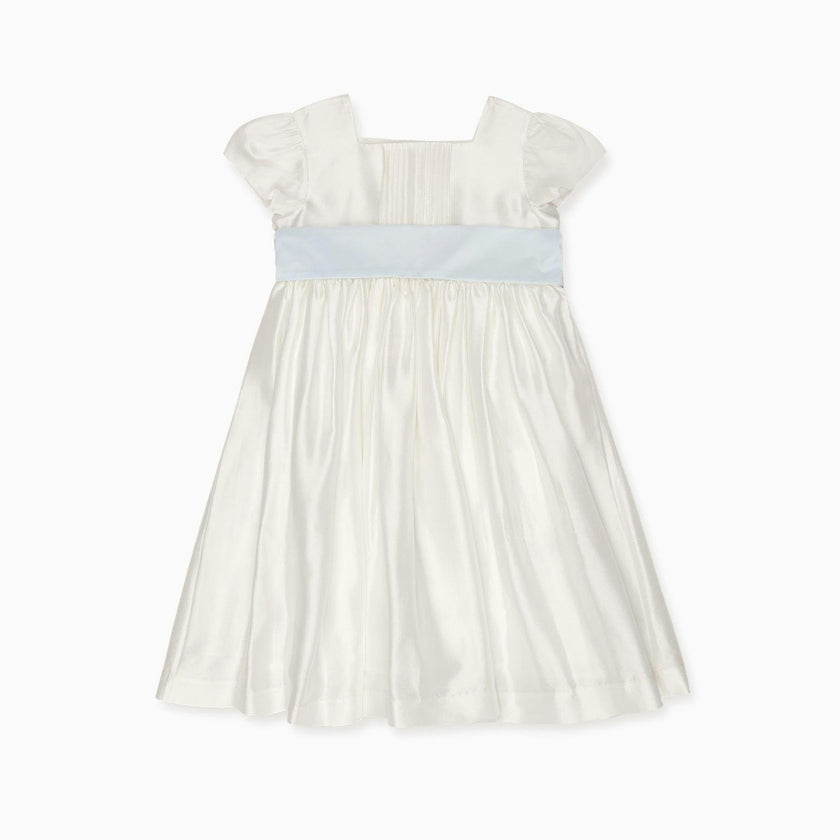 Ivory Emilie Silk Ceremony Girl Dress