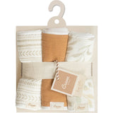 Willow 3-pc. Newborn Burp Cloth Set (Copper/Leaf)