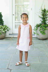 Houndstooth Dress with Bow Pockets