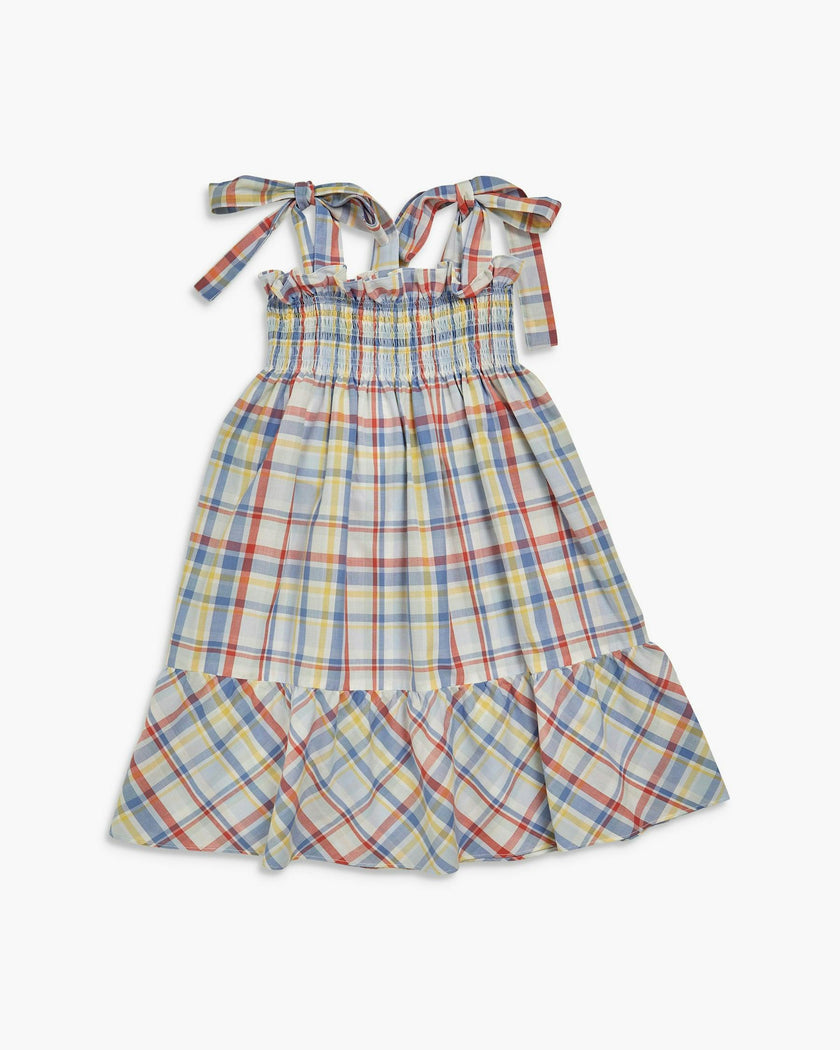 Lily Dress Multico Madras Check
