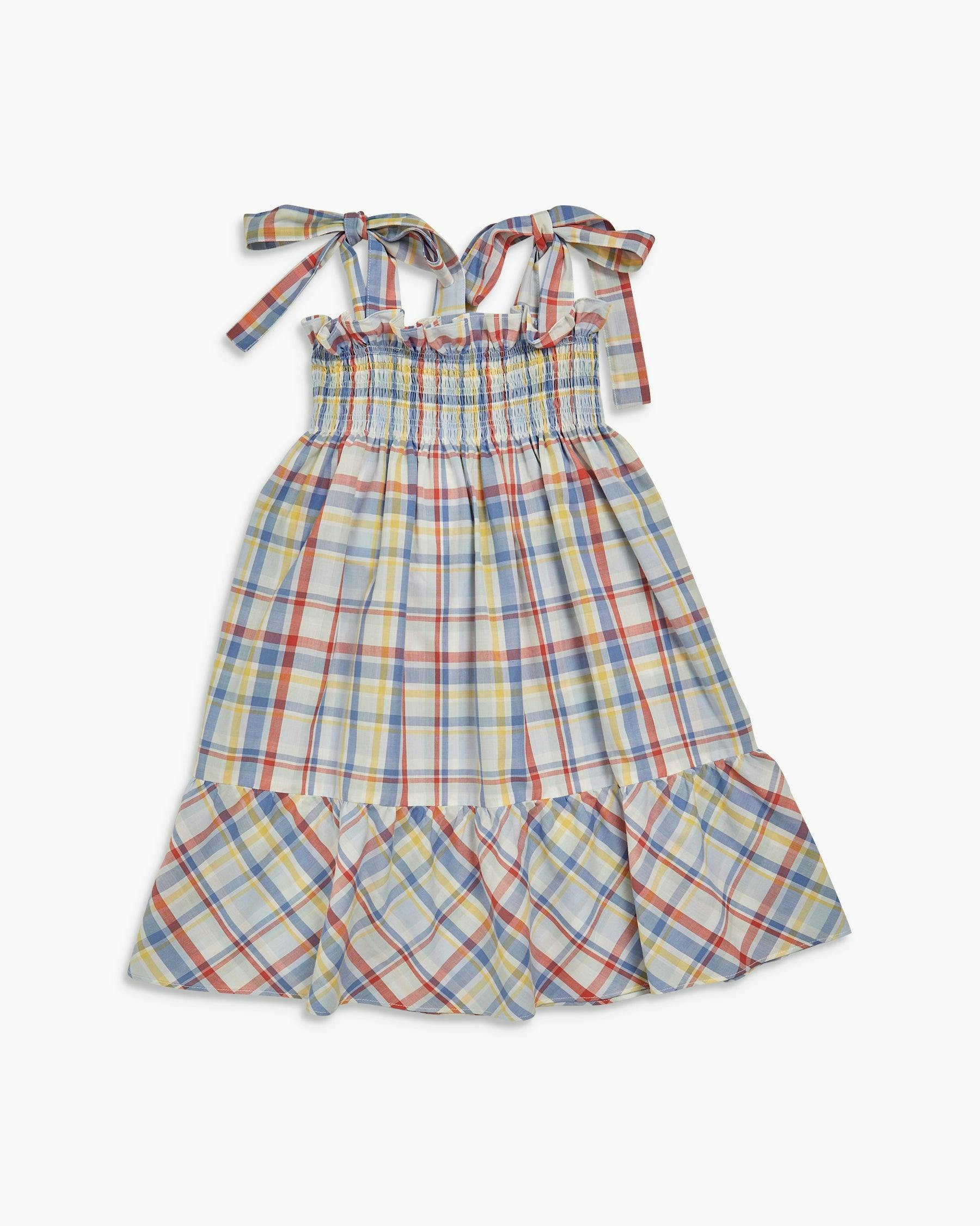 Lily Dress Multico Madras Check