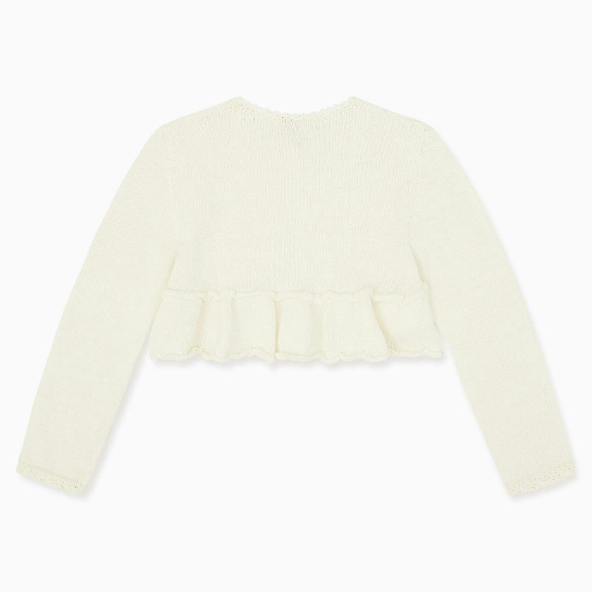 Ivory Linda Ceremony Girl Cardigan
