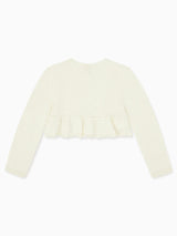 Ivory Linda Ceremony Girl Cardigan