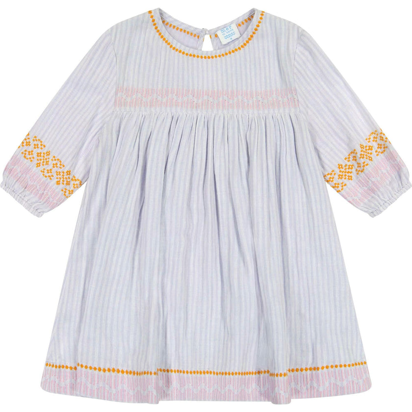 Ella Popover Stripe Dress, Stripes