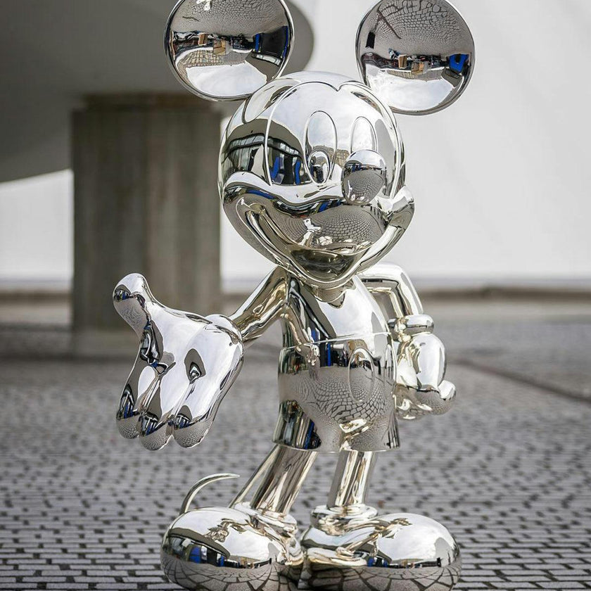 Mickey Mouse WELCOME Silver 12in