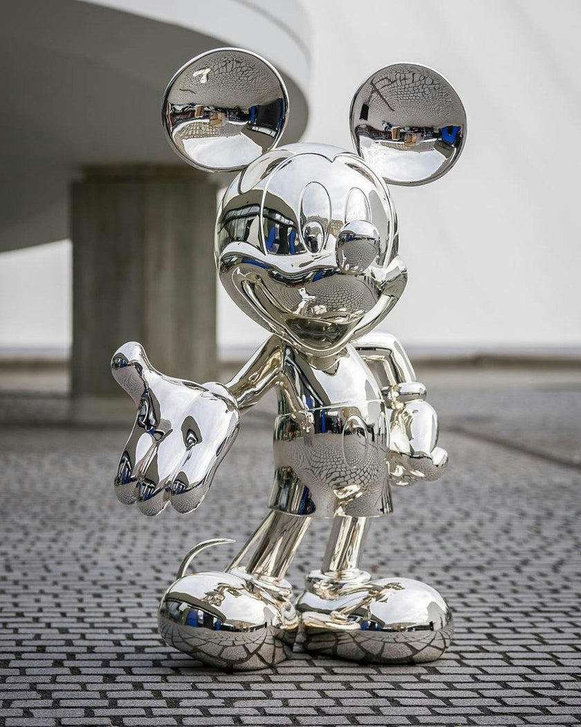 Mickey Mouse WELCOME Silver 12in