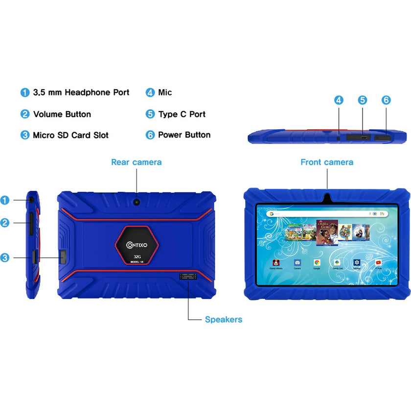 Contixo K2-V8 Kids Tablet (7in