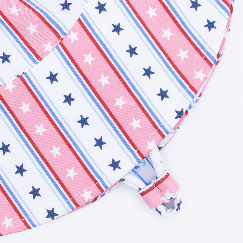 Stars and Stripes - Wide Brim Sun Hat