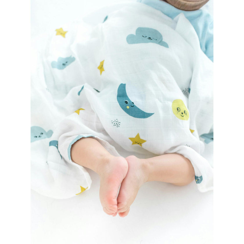Moon and Stars Bamboo Swaddle