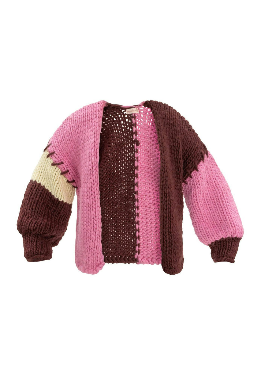 Marissa Sweater in Pink & Red