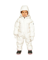 Baby Cloud One Piece Snowsuit Adapted For Car Seats Off White