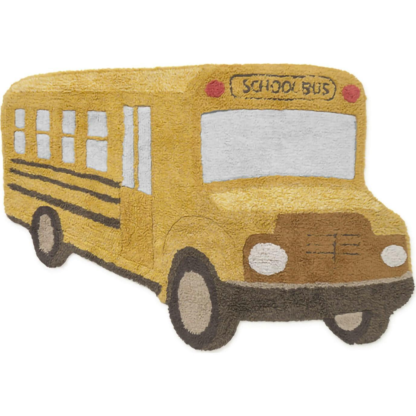 Washable Rug School Bus