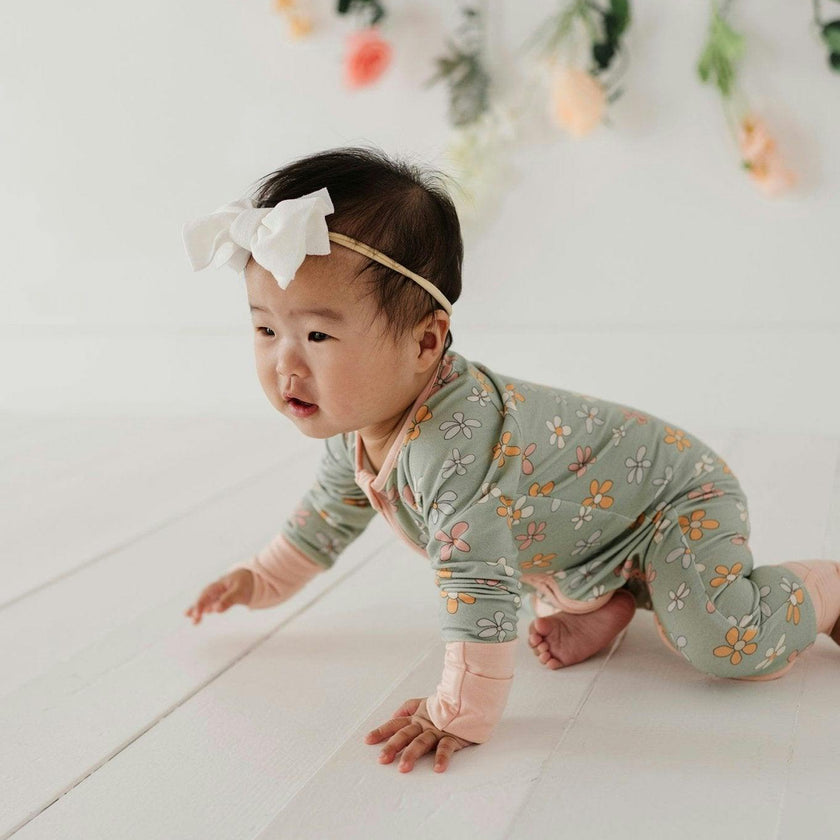 Baby Long Sleeve Zip Romper