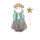 Magical Fairy Leotard Tutu Set - Green