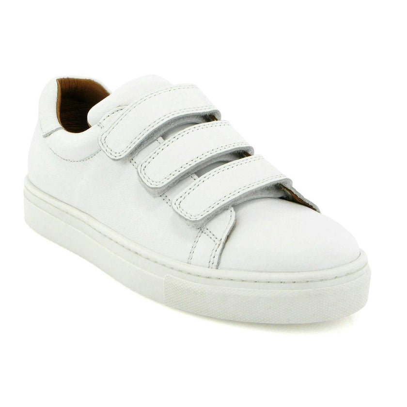 3 Straps Sneakers - white smooth