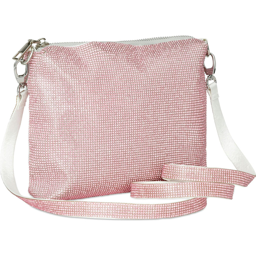 Rose Crystal Crossbody Bag