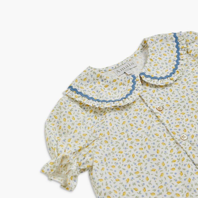 Gaya Blouse Lemon Print