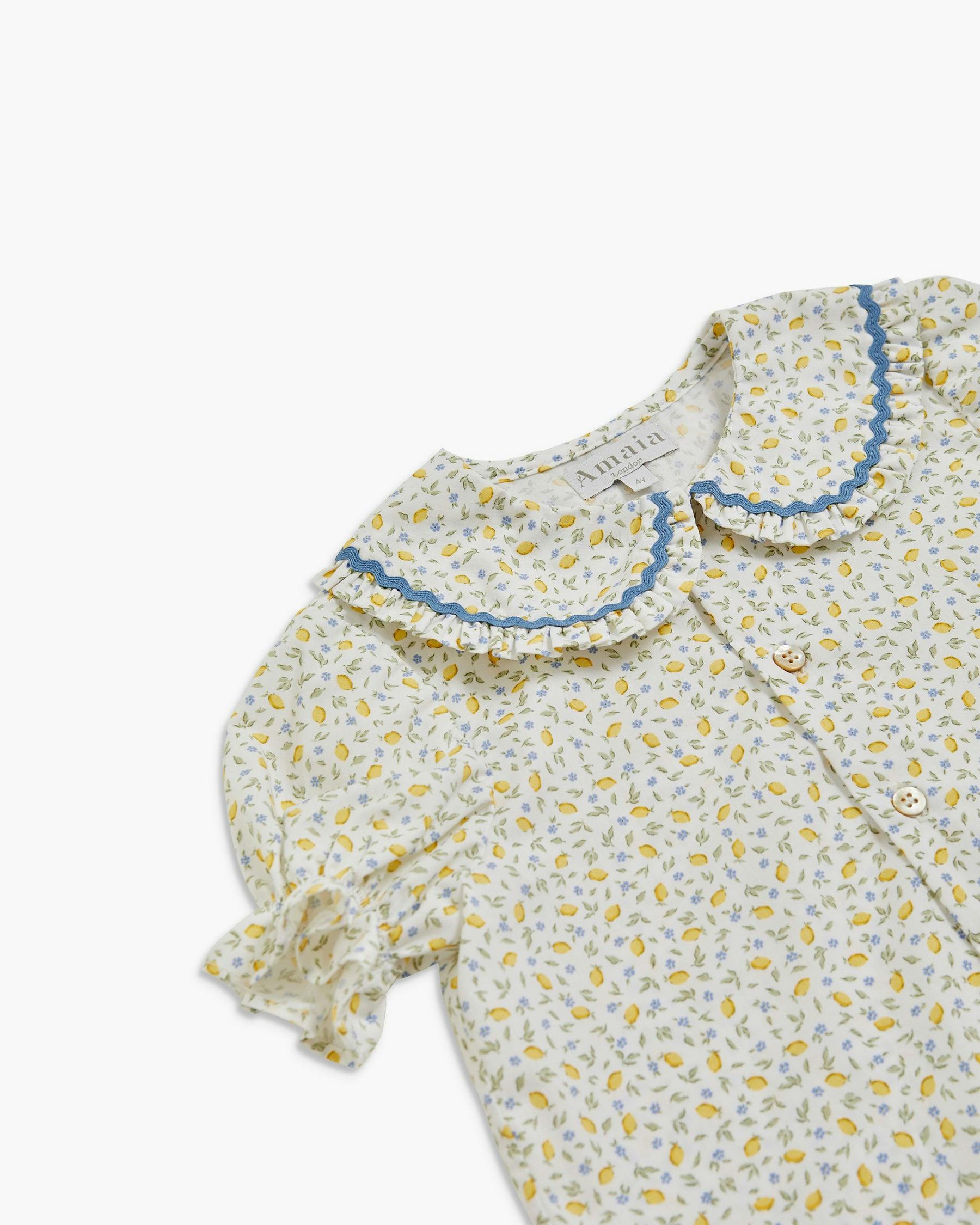 Gaya Blouse Lemon Print