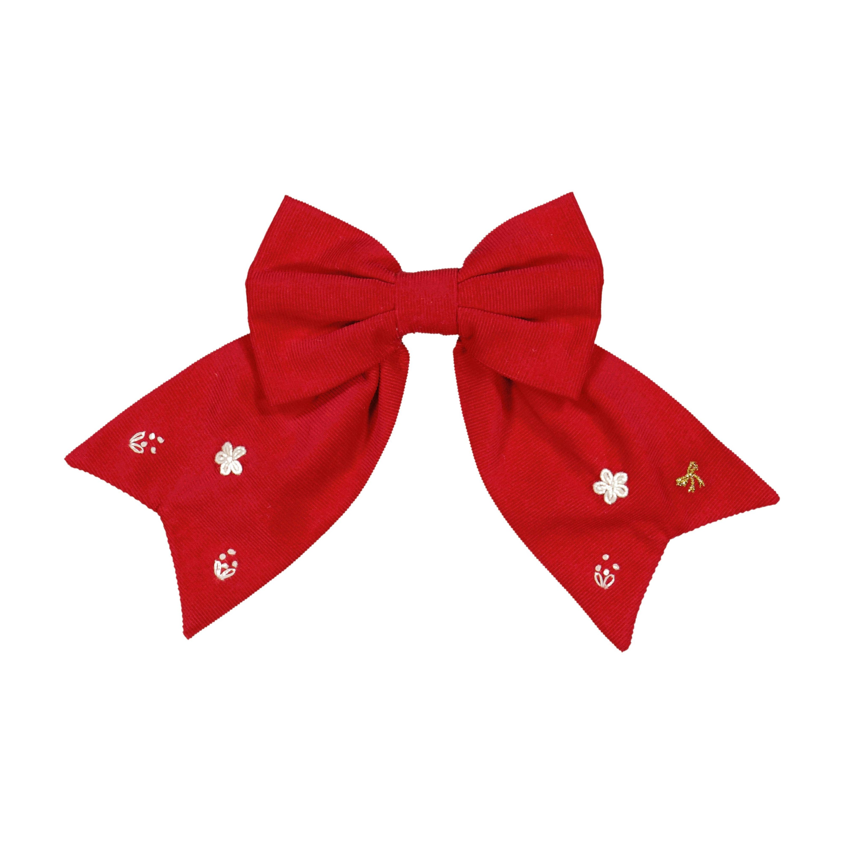AURELIA RED HAIR BOW