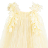 Yellow Fiorenne Petal Tulle Dress