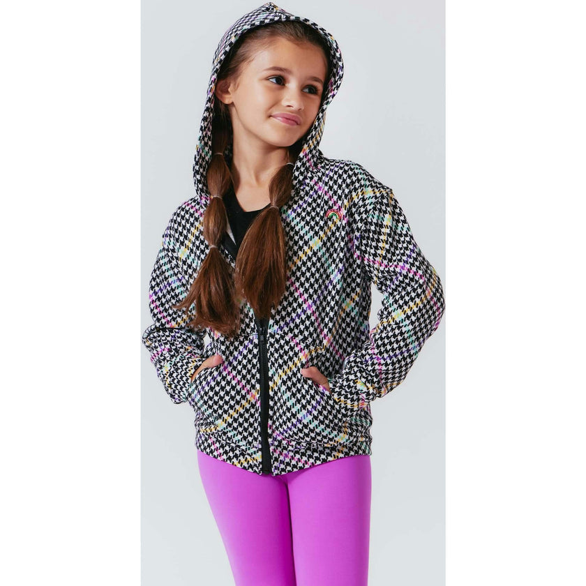 Girls Oversized Drop Shoulder Full-Zip Hoodie