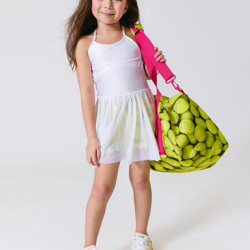 Girls Tennis Dress in Tennis Ball
