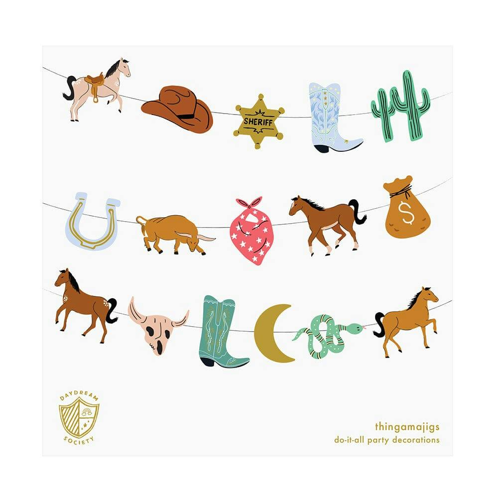 Wild West Cowboy Party Garland