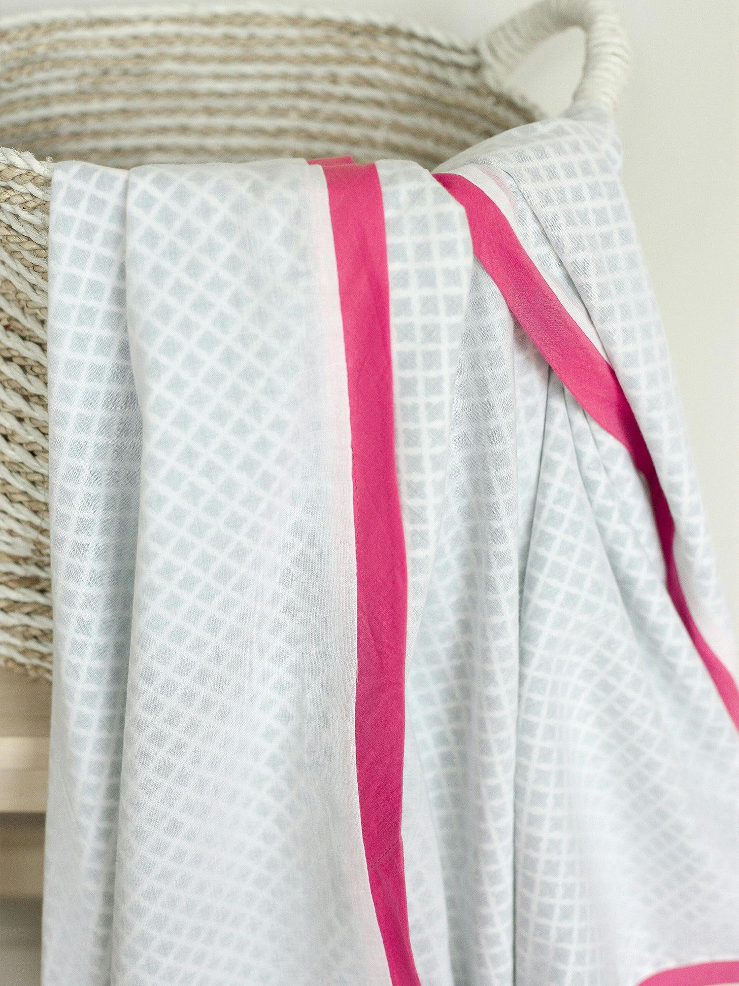 Block-Printed Receiving Dohar Blanket