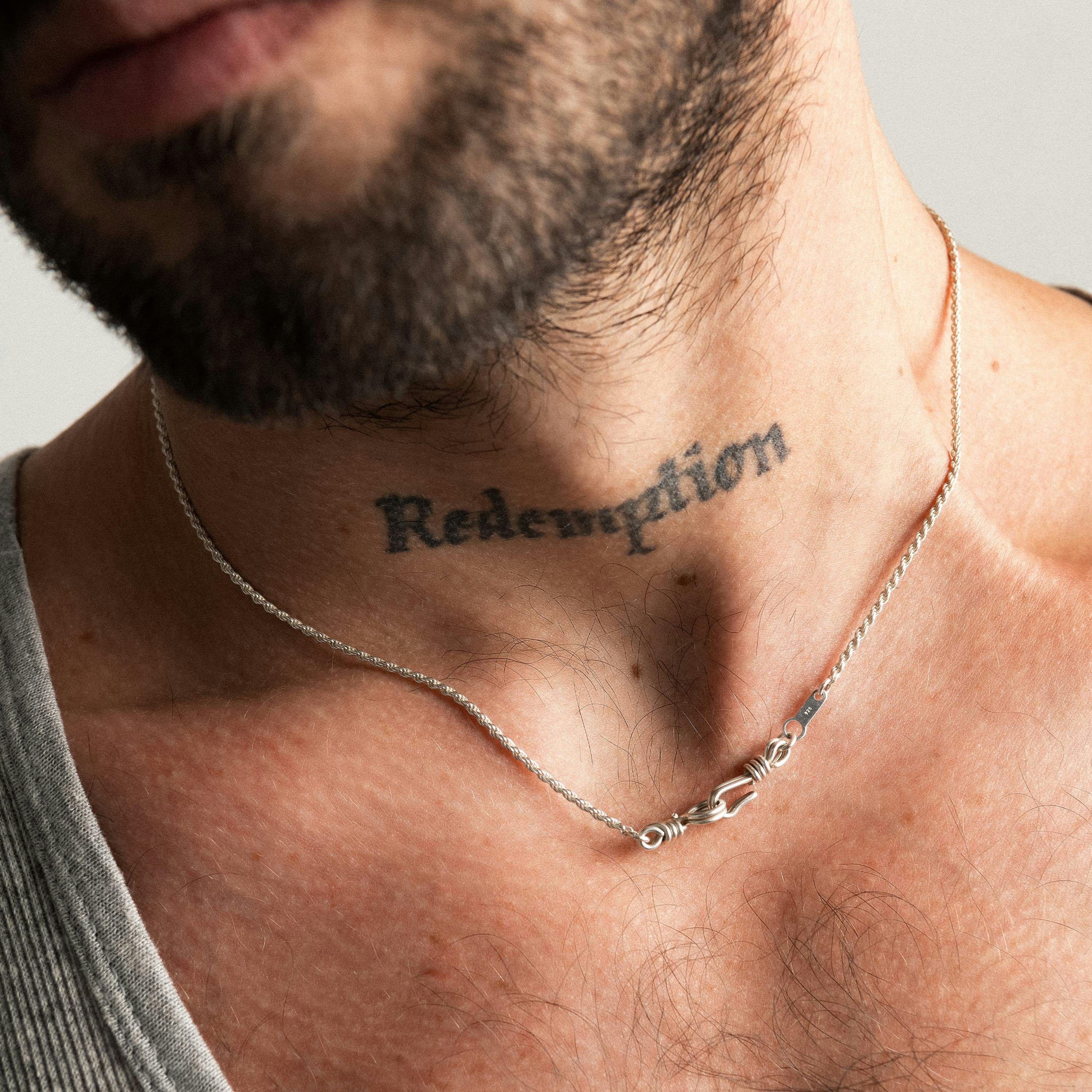 Rope Chain Necklace, 925 Sterling Silver