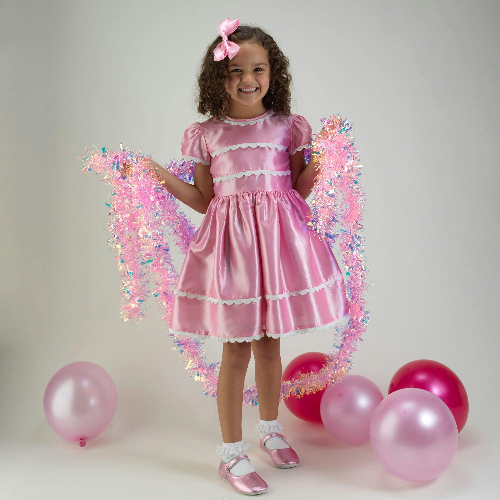 Eloise Taffeta Scalloped Dress