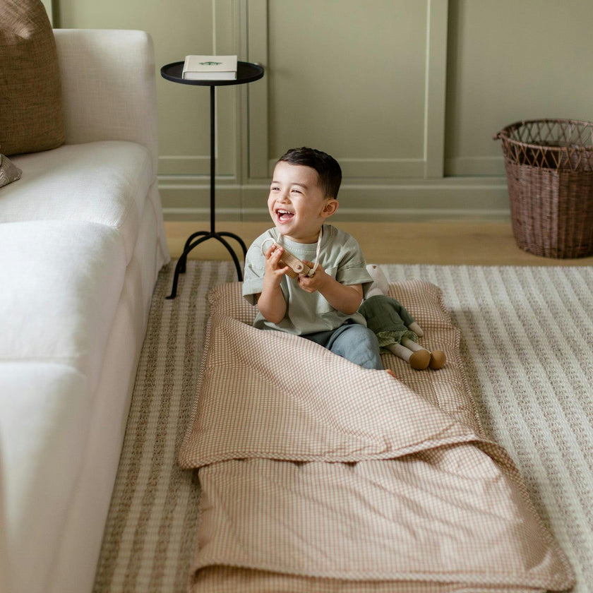 Organic Toddler Nap Roll-N-Rest Mat Set