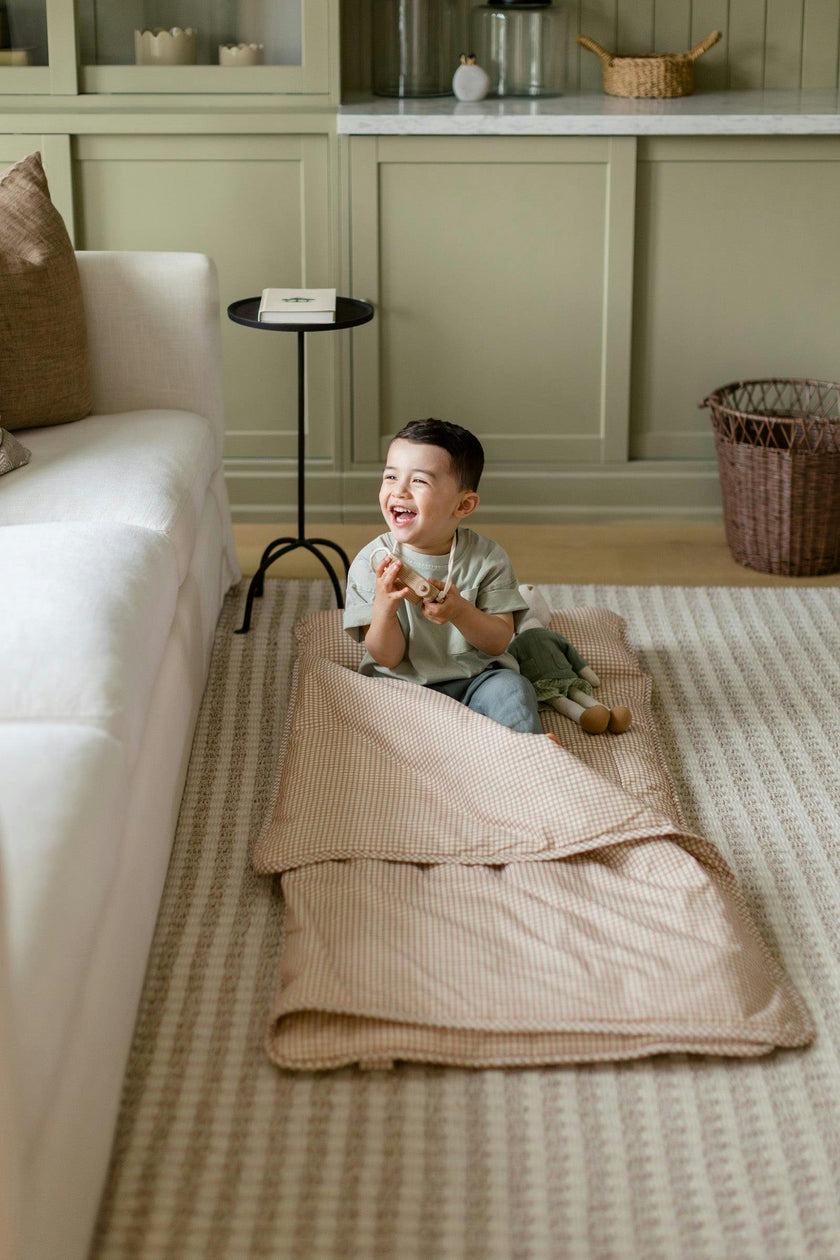 Organic Toddler Nap Roll-N-Rest Mat Set