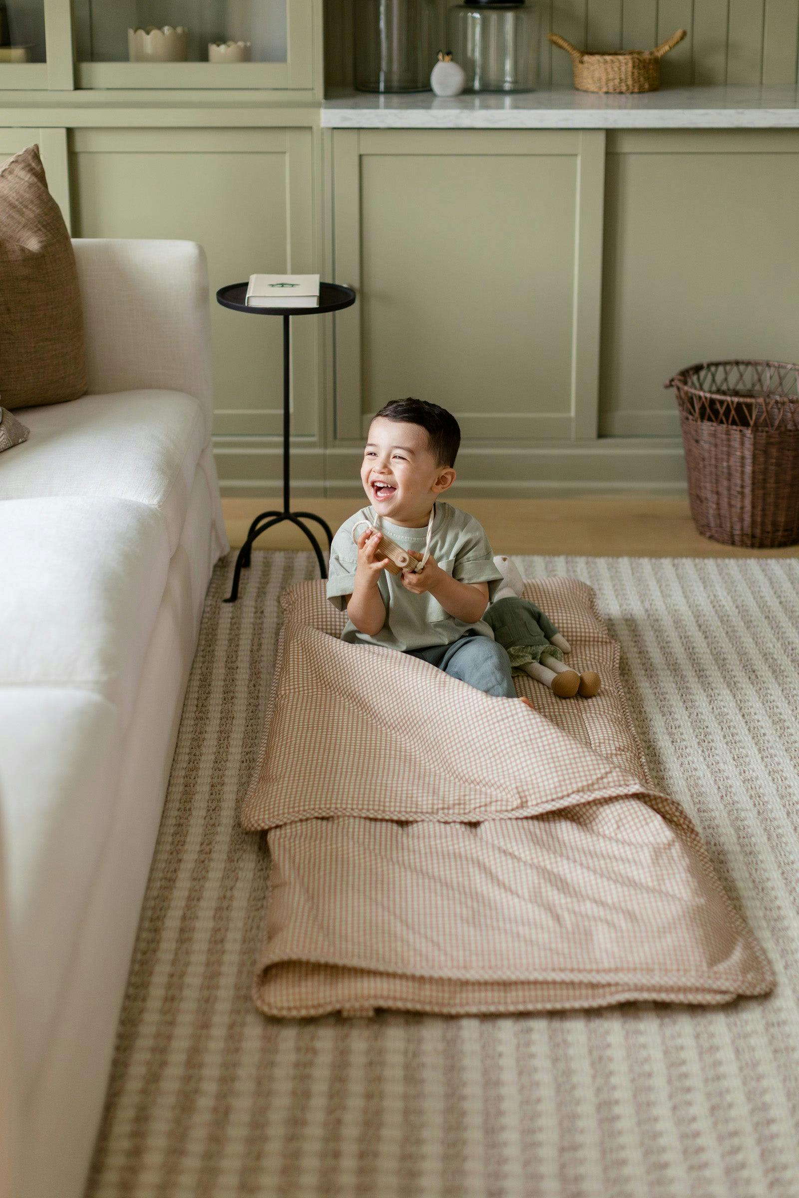 Organic Toddler Nap Roll-N-Rest Mat Set