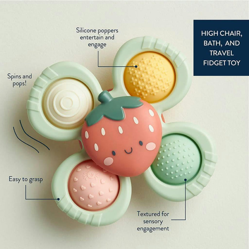 Itzy Pop & Whirl™ Fidget Spinner Travel & Bath Toy